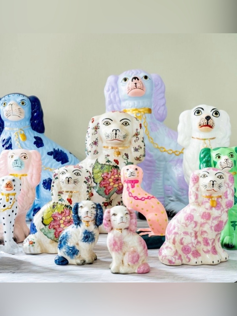 Staffordshire Style Dog Figurines
